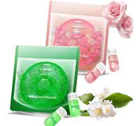 Aceite Desmaquillante Ojos Y Cara, Cápsulas De Aceite Limpiador Natural, Minibotellas, Coreano Desechables, Aceite Desmaquillante Portátil, Para Todo Tipo De Piel, Aptas Para Viajes(2-bag(pink+green))