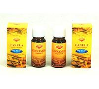 Aceite Esencia Fragancia Aromatica SAC India Canela SET 2 frascos