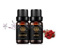 Aceite esencial 100 % puro y natural APHORSMILE EU, rosa/jazmín, botellas de 2/10 ml - mejor efecto de regular la endrocrina femenina alivia la ansiedad, el mejor cuidado de la piel