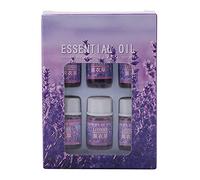 Aceite Esencial, 6 Piezas de 3 Ml de Aceites Perfumados Naturales de Aromaterapia Set de Regalo de Aceite Esencial Soluble en Agua para Difusor, Relajación, Sueño Tranquilo(Lavanda)