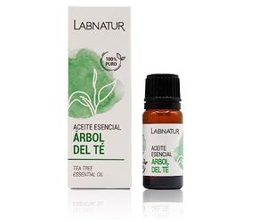 Aceite Esencial Árbol de Té 100% Puro - 10 ml - Labnatur | Antibacteriano y Purificante - Para Caspa, Piojos, Hongos, Piel Grasa y con Acné - Uso Facial, Capilar y Corporal