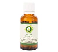 Aceite esencial de anís Pimpinella Anisum, aceite de anis, para hornear, aceite de anís puro, para cocinar, 100 % natural puro, vapor destilado, aceite esencial de aniso, 100 ml, de R V Essential