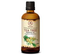 Aceite Esencial de Árbol de Té 100 ml - Melaleuca Alternifolia - Natural y Puro - Aceites Esenciales para Difusores - Fragancias para el Hogar - Jabones y Velas - Sauna - Aroma fresco - Aromaterapia