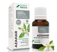Aceite Esencial de Azahar Quimiotipado Citrus Aurantium Amara - 100% Natural Vegano y Kosher - Uso Tradicional en Aromaterapia - Frasco Gotero 5 ml Soria Natural
