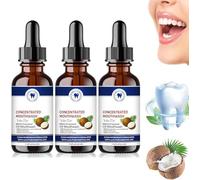 Aceite esencial de enjuague bucal de coco, enjuague bucal de aceite fresco de coco, aceite de coco orgánico puro para los dientes, potente aceite orgánico de menta de coco (3)