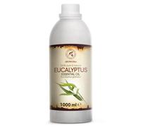 Aceite Esencial de Eucalipto 1000 ml - Eucalyptus Globulus - Natural y Puro - Aceites Esenciales para Difusores - Fragancias para el Hogar - Jabones y Velas - Sauna - Aroma a Eucalipto - Aromaterapia
