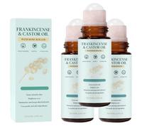 Aceite esencial de incienso y ricino en roll-on, prensado en frío. Reafirma y suaviza la piel, ideal para rostro, cuello y abdomen.