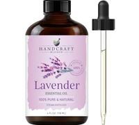 Aceite esencial de lavanda artesanal - enorme 4 oz - 100% puro y natural - grado terapéutico premium con cuentagotas de vidrio premium
