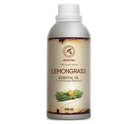 Aceite Esencial de Lemongrass 500ml - Cymbopogon Flexuosus - Aceites de Aromaterapia - Aceite de Hierba de Limón para Difusor - Cuidado Piel - Aceites para Velas - Fragancia para Hogar