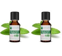 Aceite esencial de menta verde orgánico - 10 ml (Paquete de 2)
