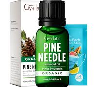 Aceite esencial de pino orgánico de Gya Labs para aliviar el dolor y concentrarse, relajar y limpiar el ambientador - 100% puro grado terapéutico natural para aromaterapia - 10 ml