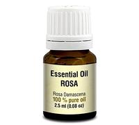 Aceite Esencial de Rosa 2,5ml - Rosa Damascena - Bulgaria - 100% Puro y Natural - Cuidado Piel - Aceites de Aromaterapia - Relajación - Difusor Aromático - Lámpara de Aroma - Fragancia para Hogar