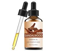 Aceite Esencial de Sándalo 100ML, 100% Naturales Aceites Esenciales de Aromaterapia de Grado Terapéutico Aceite de Sándalo para Difusor, Humidificador, Bricolaje, Hogar, Armarios