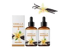 Aceite esencial de vainilla orgánica: aceite esencial de vainilla natural para piel, cuerpo y cabello, aroma dulce y cálido, aceite perfumado de larga duración, ideal para velas, jabones, difusores y