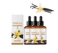 Aceite esencial de vainilla orgánica: aceite esencial de vainilla natural para piel, cuerpo y cabello, aroma dulce y cálido, aceite perfumado de larga duración, ideal para velas, jabones, difusores y