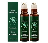 Aceite esencial en roll-on para aliviar la migraña, aceite de menta calmante, fórmula natural, refresca y calma rápidamente, protege la cabeza, fácil de llevar