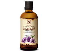 Aceite Esencial Lavanda 100ml - Bulgaria - 100% Puro y Natural para Dormir Bien - Belleza - Bienestar - Aromaterapia - Relajación - Aroma de Habitación - Lámpara de Aroma