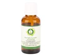 Aceite esencial lavanda espiga | Lavandula latifolia | Para pintura | 100% puro natural | Vapor destilado | Grado Terapéutico | Spike Lavender Essential Oil | 15ml | 0.507oz By R V Essential