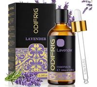 Aceite Esencial Lavanda ODIFRIG, 100 Ml, Aceite De Lavanda Natural, Para Aromaterapia, Difusor, Masajes, SPA, Baño, Bricolaje, Pipeta Incluida