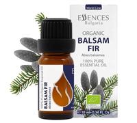 Aceite Esencial Orgánico De Abeto Balsámico Essences Bulgaria 10 Ml | Abies Balsamea | 100% Puro Y Natural | Sin Diluir | Grado Terapéutico | Aromaterapia | Cosméticos | Sin Crueldad Animal | Sin Omg