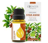 Aceite Esencial Orgánico De Anís Estrellado De Essences Bulgaria 15 ml | Illicium Verum | 100% Puro | Natural | Sin Diluir | Grado Terapéutico | Aromaterapia | Cosméticos | Cruelty Free | Sin OMG