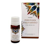 Aceite esencial Palo Santo. Bote oscuro de cristal. Tapón de rosca con dosificador. 10 ml.