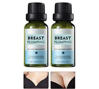 Aceite esencial para aumentar el volumen de los senos Reafirmante natural, aceite esencial para mejorar los senos con semillas de uva, aceite nutritivo suave para agrandar los senos (2 piezas)