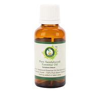 Aceite Esencial Sándalo | Santalum álbum | Aceite sándalo | Para difusor | For pelo | 100% natural puro | Vapor destiló | Grado Terapéutico | Sandalwood Essential Oil | 5ml | 0.169oz By R V Essential