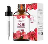 Aceite Essencial Rosa con Serum Vitamina C, Puro Natural Aceite de Rosa para Antiarrugas Hidratante,30 ml Aceites Esenciales de Rosa para Aromaterapia, Humidificador Difusor, SPA, Masaje