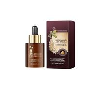Aceite facial hidratante para arrugas, cuidado profundo para piel de aspecto más joven, ingredientes naturales, revitaliza, alisa, perfecto para todas las edades (café, 9,7 x 3 x 3 cm)