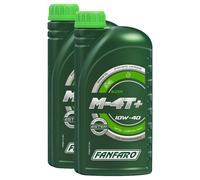 Aceite FANFARO M-4T+10W-40 Api Sl 2x 1Liter para Duc Honda BMW Kawasaki Aprilia