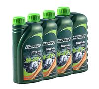 Aceite FANFARO M-4T+10W-40 Api Sl 4x 1Liter para BMW Aprilia Duc Honda Kawasaki
