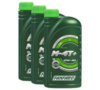 Aceite FANFARO M-4T+10W40 Api Sl 3x 1Liter para Suzuki Honda Kawasaki Yamaha