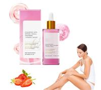 Aceite for después del afeitado Truly After Shave Oil, aroma a fresa y vainilla, aceite suave for después del afeitado, piel suave que previene los pelos encarnados(1pcs)