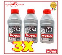 Aceite Frenos 3x500ml MOTUL Punto 3/4 Malaguti Fifty Superior Full Cx 1982 1996