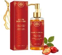 Aceite Glow Remedy: Aceite de masaje reafirmante, nutritivo y suavizante; aceite corporal hidratante para mujeres que atenúa líneas de expresión y arrugas; apto para todo el cuerpo.