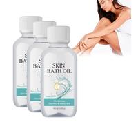 Aceite hidratante para la piel de ducha y tratamiento después de la ducha y aceite de baño emoliente, cara de absorción rápida y cuidado corporal para hidratar, nutrir y ayudar a prevenir las arrugas