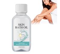 Aceite hidratante para la piel de ducha y tratamiento después de la ducha y aceite de baño emoliente, cara de absorción rápida y cuidado corporal para hidratar, Nourish and Help Anti-Wrinkle for