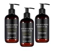 Aceite hidratante para masaje corporal, crema reafirmante avanzada y reductora de arrugas, suero juvenil reafirmante para la piel, suaviza y suaviza la piel seca y áspera (3pcs)