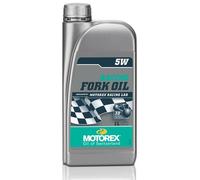 MOTOREX Racing Fork Oil 5W Susp. Botella 1l, Horquilla Adultos Unisex, (multicolor), ÚNICA