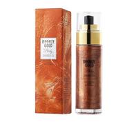 Aceite Iluminador Corporal - Oro Bronce, Resplandor Dorado Cobrizo Para Un Brill Natural De Aspecto Saludable, Realza Tonos Cálidos En La Piel, Hidratación Profunda Sin Sensación Aceitosa