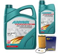 Aceite Kit Addinol 5W-30 Mv 0530 Ll 6 Litro + Filtro de para Hyundai i30 iX55