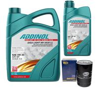 Aceite Kit Addinol 5W-30 Mv 0530 Ll 6 Litro + Filtro de para Mazda Trubyti 3.0