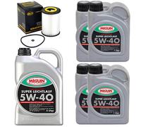 Aceite Kit SAE 5W-40 Sintético Meguin 9Litro + Filtro de para Mercedes Clase M