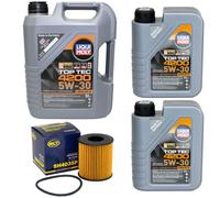 Aceite Kit Top Tec 4200 5W-30 Liqui Moly 7Litro + Filtro de para Citroen Peugeot