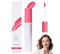 Aceite Labial Colorante, Brillo Labial Líquido Mate para Mujer. Antiadherente, resistente al agua, acabado dinámico que se aplica brillante y deja una sensación de mancha. (Guava)