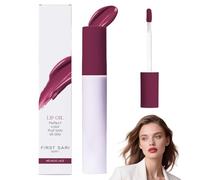 Aceite Labial Colorante, Brillo Labial Líquido Mate para Mujer. Antiadherente, resistente al agua, acabado dinámico que se aplica brillante y deja una sensación de mancha. (First Sari)