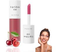 Aceite Labial Iluminador con Color - Brillo Labial Hidratante Transparente - Resistente al Agua - Resistente a Manchas - Brillo de Larga Duración - Sabor Frutal