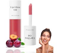 Aceite Labial Iluminador con Color - Brillo Labial Hidratante Transparente - Resistente al Agua - Resistente a Manchas - Brillo de Larga Duración - Sabor Frutal