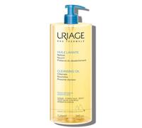Aceite Limpiador Uriage con Glicerina 25% - 2 en 1: Limpia e hidrata suavemente - Aceite de ducha espumoso para toda la familia - Rostro y cuerpo - Sin jabón, Ph fisiológico, Piel sensible - Sin jabón